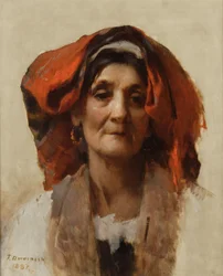 Egy olasz nő feje, 1887