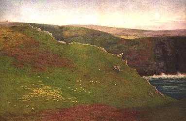 Kilátás Cornwall partjára