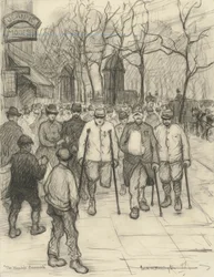 A sebesültek sétánya, 1917