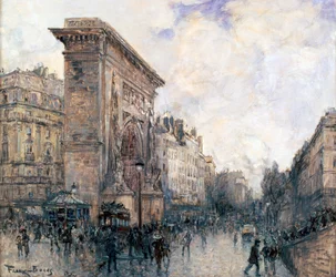 Diadalív a Porte St-Denis-ből, Párizs, 1875-1926