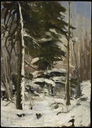 Az erdő széle, 1914 körül
