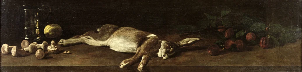 Csendélet nyúllal, 1863