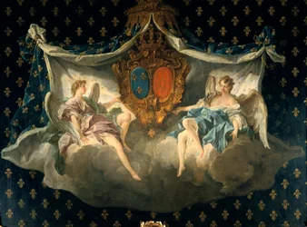 Franciaország és Navarra allegóriája, 1740