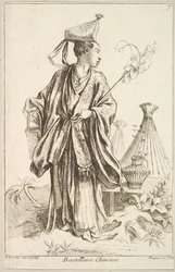 Kínai előadóművész, 1738-45.