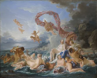 A Vénusz diadala - Vénusz diadala - Boucher, Francois (1703-1770) - 1740 - Olaj, vászon - 130x162 - Nationalmuseum Stockholm