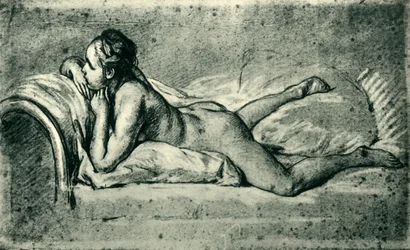 Fekvő női akt, 1751, 1943.