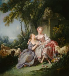 A szerelmes levél, 1750.