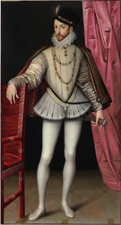 IX. Károly francia király portréja 1550-1574, c. 1570.