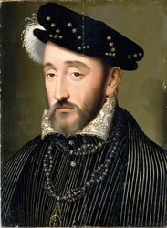 Henrik francia király portréja 1519-1559, 1547.