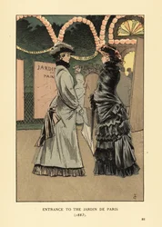 A Jardin de Paris bejárata