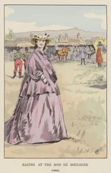 Verseny a Bois de Boulogne-ban, 1862