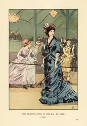A korcsolyapálya a Bal Bullierben 1876-ban