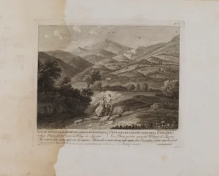 Horatius vidéki házának látképe (VII. sz.)