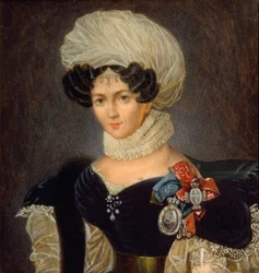 Tatyana Vasziljevna Golicina hercegnők portréja 1783-1841, 1830-as évek
