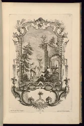 Design Cartouche-hoz nagy és kis rekesszel