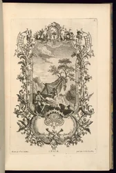 Design Cartouche-hoz nagy és kis rekesszel