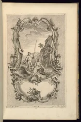 Design Cartouche-hoz nagy és kis rekesszel