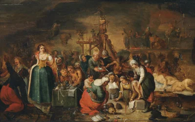 A Boszorkánykonyha, 17. század eleje.