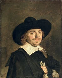 Kis portré egy kesztyűt tartó férfiról, 1642 körül