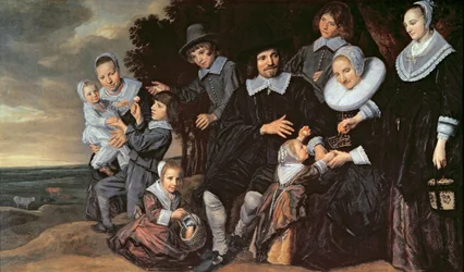 Családi csoport egy tájban, 1647-50 körül