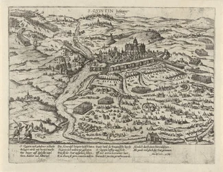 Saint Quentin ostroma, 1557 S. Quintin belägert (cím az objektumon) 2. sorozat: Események Hollandiában, 1555-1558 (sorozat címe)