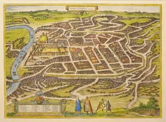 Vilnius a világ első színházából, Georg Brauntól, 1580-as évek