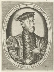 Maximilian császár portréja II Királyok, királynők, hercegek és hercegnők portréi (sorozat címe)
