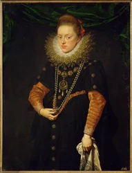 Konstanze főhercegnő, Habsburg Károly főherceg lánya, lengyel királyné (olaj, vászon)