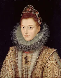Isabella Clara Eugenia (1566-1633) portréja 1599 körül