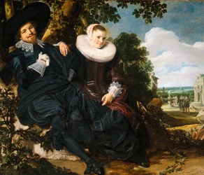 Isaac Abrahamsz Massa és Beatrix van der Laen házassági portréja,