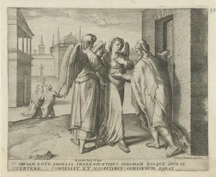 Lót és a két angyal Vendéglátás (cím a tárgyon) A sors története (sorozat címe)