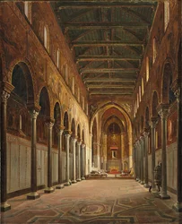 A monreale-i katedrális Santa Maria Nuova belseje