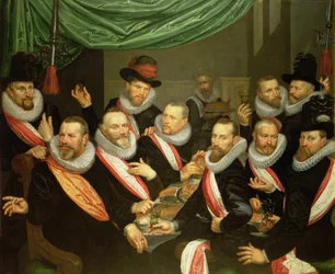 A San Jorge-i polgárőrség tiszteinek és altiszteinek bankettje