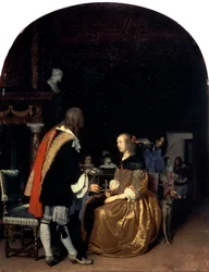 Az osztriga étkezés, 1659.