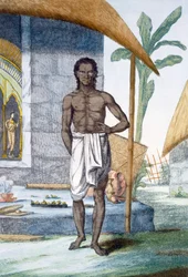 Egy festő és szobrász, a „A hinduk, avagy modoruk, jelmezeik és szertartásaik leírása” c., 1808–1812 (színes rézkarc)