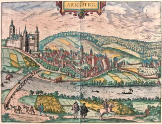 Arnsberg, Németország (metszet