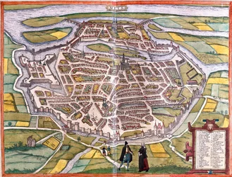 Metz terve (Mets), Franciaország (rézkarc