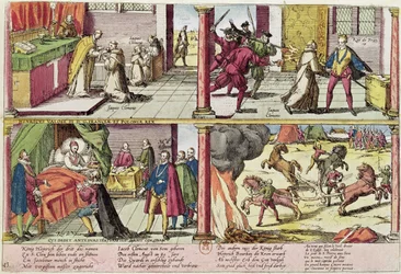III. Henrik (1551-89) meggyilkolása és gyilkosa, Jacques Clément (1564-89) kivégzése, 1589-92