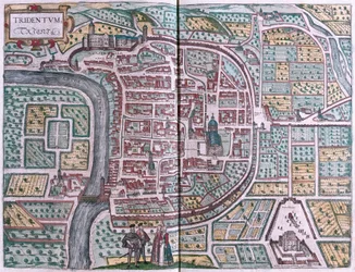Trento, Olaszország (metszet