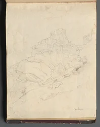 Album Róma és környéke kilátással, Tájtanulmányok, 14a. oldal: "Cervera"