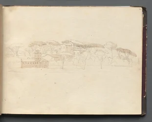 Album Róma és környéke kilátással, Tájtanulmányok, 30a. oldal: Római panoráma