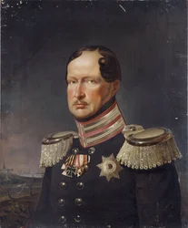 III. Frigyes Vilmos porosz – III. Frigyes Vilmos porosz (1797-1840), Kruger, Franz (1797-1857). Olajfestmény. Stockholmi Nemzeti Múzeum