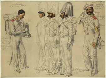 Jacob Kotscheroffskoy, Tschumarinoff Semianoffs, Lumpoff Ismailoff, Sokoloff őrmester Gewdokimoff
