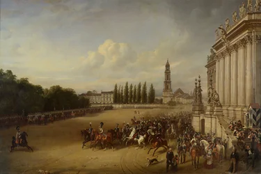 Parádé Potsdamban, 1817-ben