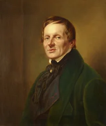 Ludwig Wichmann szobrász portréja (Franz Krüger nyomán készült másolat)