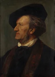 Richard Wagner zeneszerző portréja 1813-1883