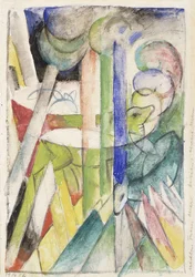 Havasi kecske; Bergziegen, 1914