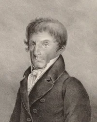 Antonio Salieri zeneszerző portréja 1750-1825, kb. 1835.