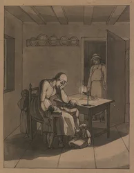 Lienhard és Gertrud. 1808 körül