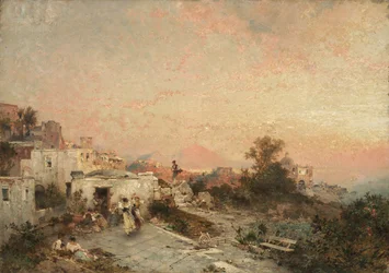 La Tarantella, Posilipo, Nápoly, 1895 körül